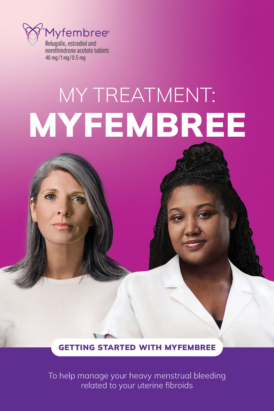 MYFEMBREE brochure for patients with uterine fibroids